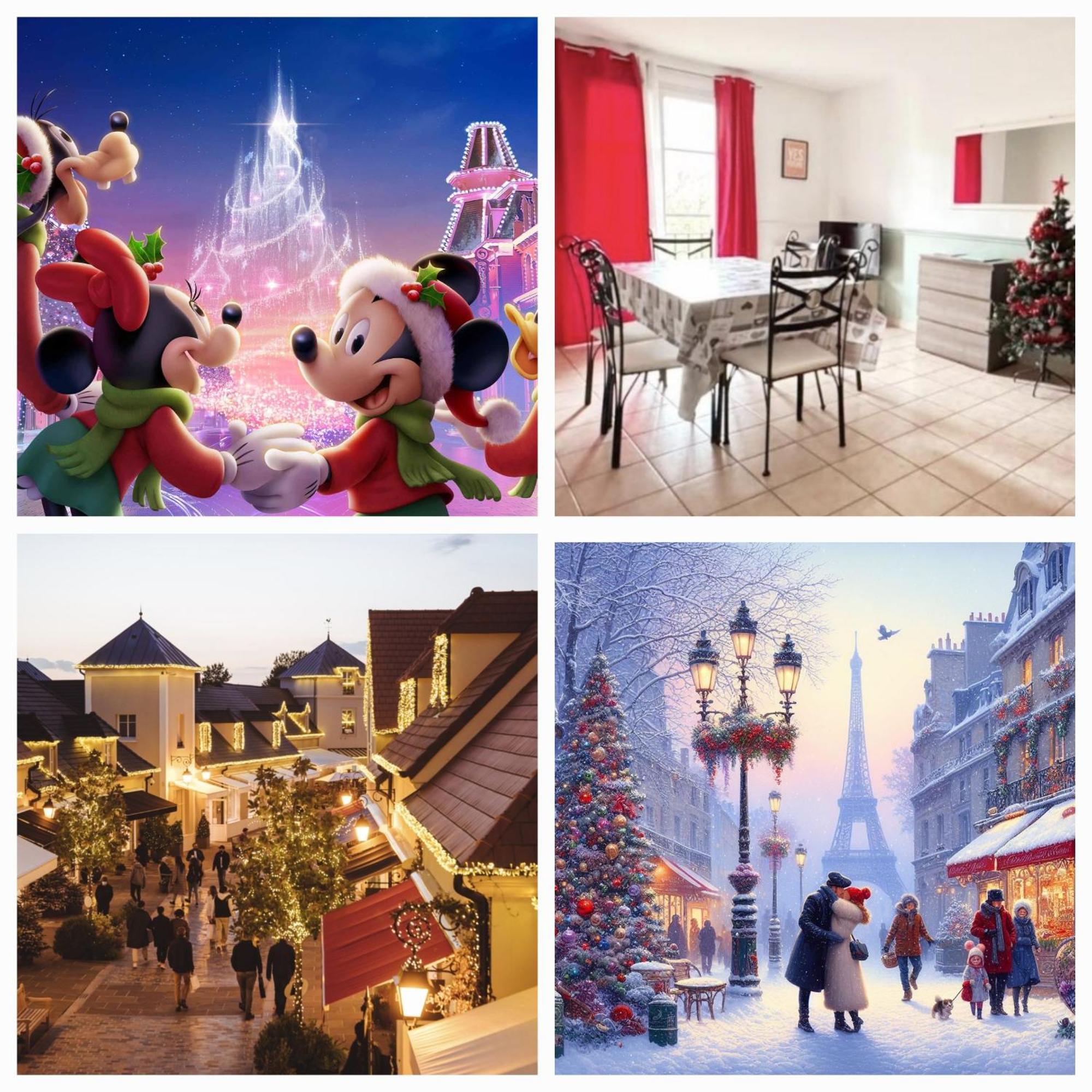 Disney, Very Nice 2 Bedrooms Family Apartment, Wifi, Netflix 8 Pers Chessy  Eksteriør bilde